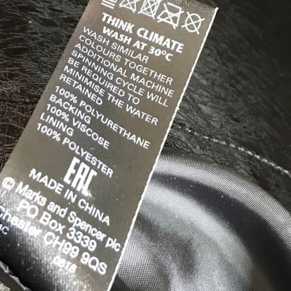 Alexa Chung for M&S Black PVC A Line Mini Skirt - Picture 7 of 7